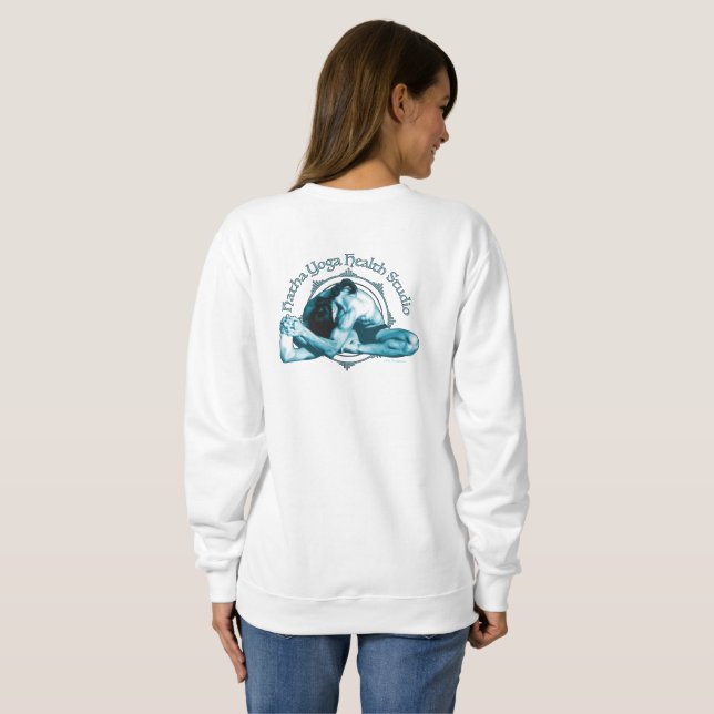Sweatshirt Studio de yoga Hatha pour la santé (Dos entier)