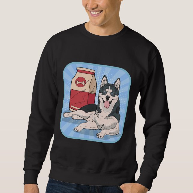 Sweatshirt Style alimentaire Husky (Devant)