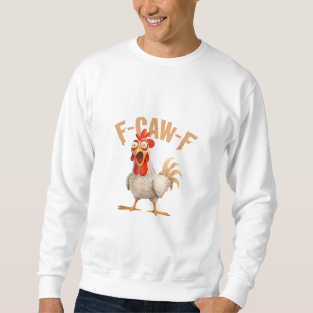 Sweatshirt Style esthétique classique F-Caw-F (Devant)