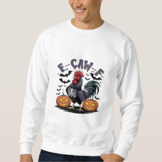 Sweatshirt Style gothique drôle de corbeau humour F Caw F