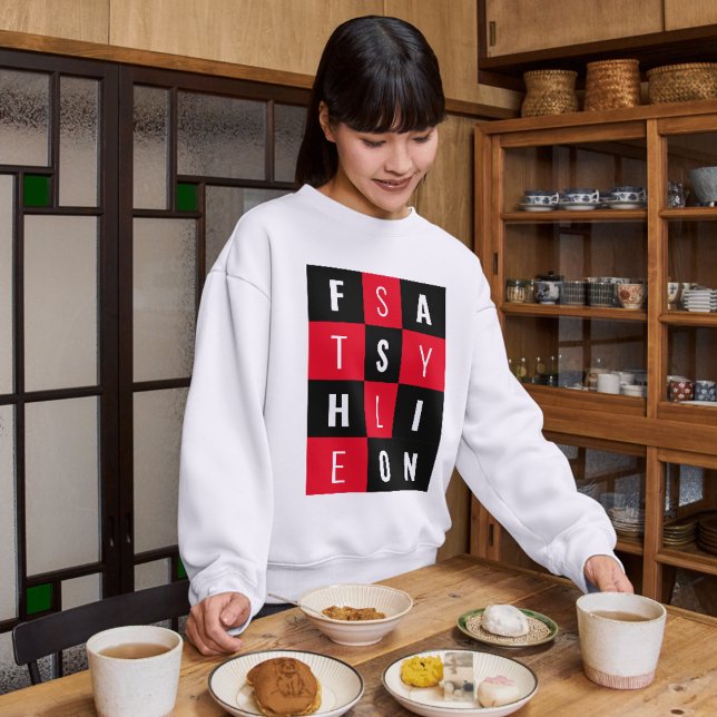 Sweatshirt Style mode (Fashion style typography)