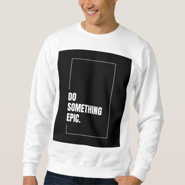 Sweatshirt Style Quotidien Confortable (Devant)
