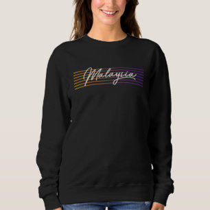 Sweatshirt Style rétro Malaisie