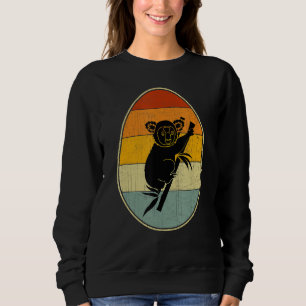 Sweatshirt Style Rétro OEuf de Pâques Graphique Drôle Jour de