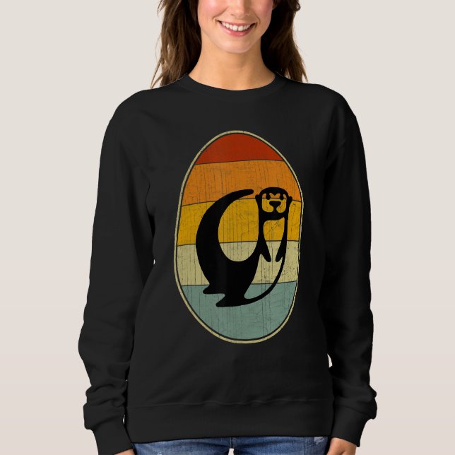 Sweatshirt Style Rétro OEuf de Pâques Graphique Drôle Jour de (Devant)