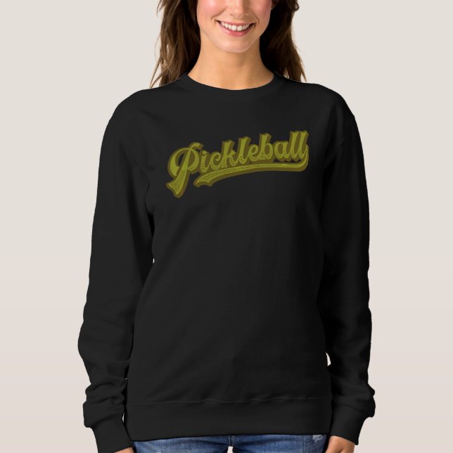 Sweatshirt Style rétro Pickleball (Devant)
