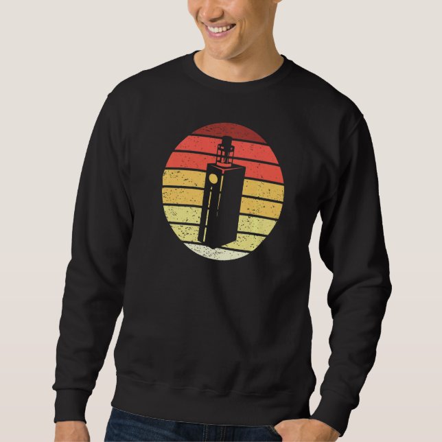 Sweatshirt Style rétro Vaping Vintage (Devant)