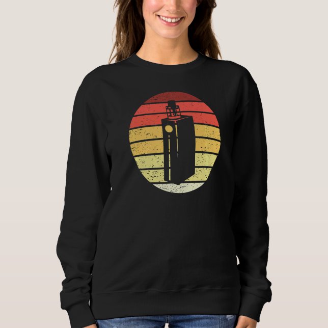 Sweatshirt Style rétro Vaping Vintage (Devant)
