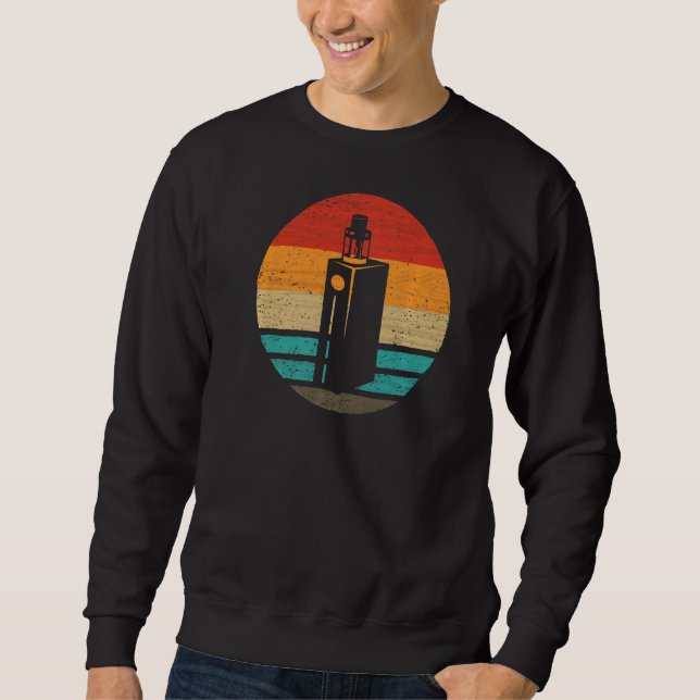 Sweatshirt Style rétro Vaping Vintage 1 (Devant)