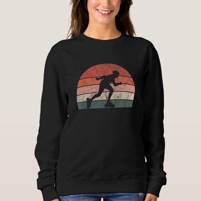 Sweatshirt Style Vintage rose rétro (Devant)