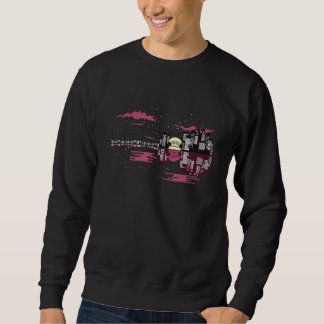 Sweatshirt Stylish guitar city graphic