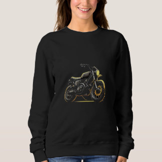 Sweatshirt Stylish Scrambler Motorcycle