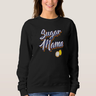 Sweatshirt Sucre Cookie Mama maman Retro Concessionnaire Test