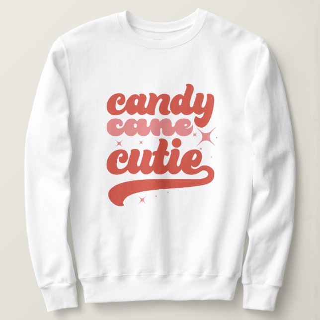 Sweatshirt Sucre de canne coutie noël (Design devant)