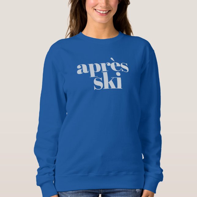 Sweatshirt Sudadera Après-Ski Winter Sports (Devant)