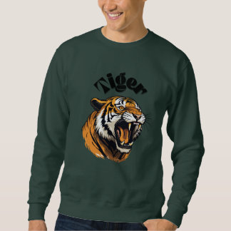 Sweatshirt Sudadera cuello redondo Tiger unisex