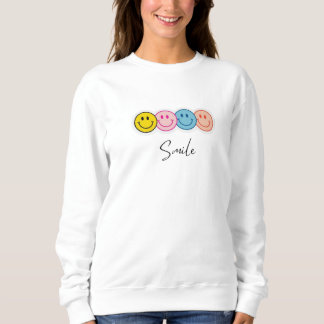 Sweatshirt Sudadera de carita feliz 