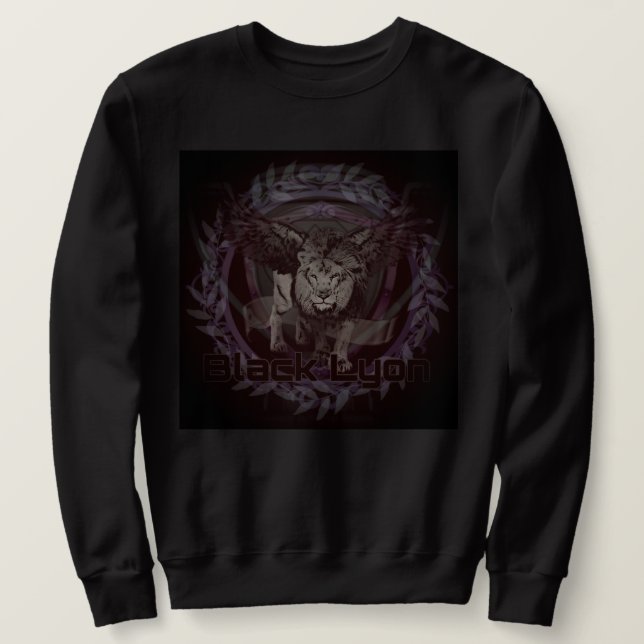 Sweatshirt Sudadera Playera Blessé lion hhdfbfjgmm rose (Design devant)