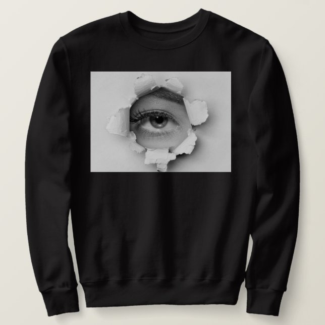 Sweatshirt sudadera sencilla con hermoso estampado (Design devant)