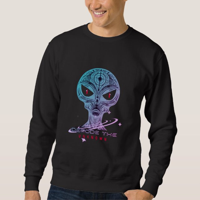Sweatshirt sudadera sencilla con hermoso estampado (Devant)
