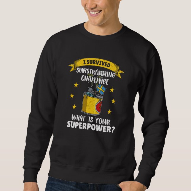 Sweatshirt Suède spécialité de poisson suédois Surstromming p (Devant)