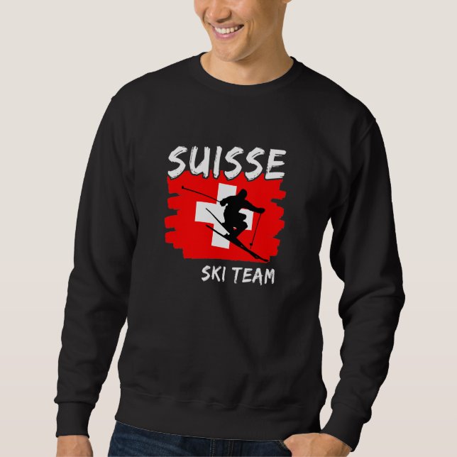 Sweatshirt Suisse Ski (Devant)