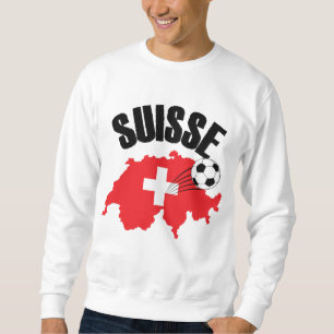 Sweatshirt Suisse Suisse Carte Suisse Football Suisse