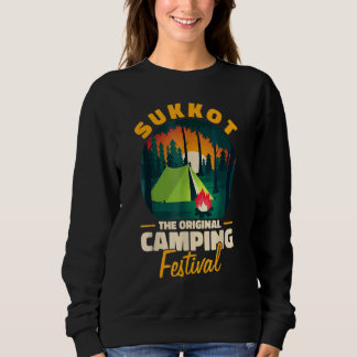Sweatshirt Sukkot Le Festival de Camping Original Sukkah Lula