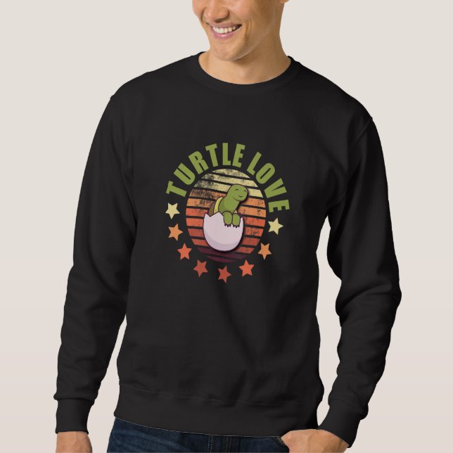 Sweatshirt Sulcata Tortoise And Sea Animal Turtle (Devant)
