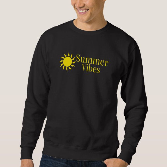 Sweatshirt Summer Vibes Beach Vacances été (Devant)