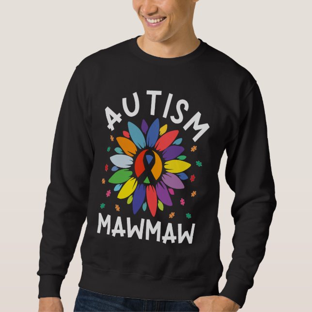 Sweatshirt Sunflower Autism Awareness Day Matching Family Aut (Devant)