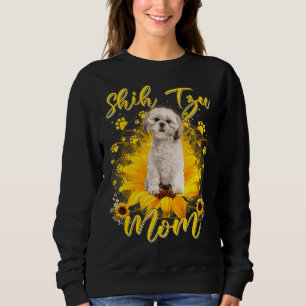 Sweatshirt Sunflower Meilleur Chien Maman Jamais Drôle Chih T