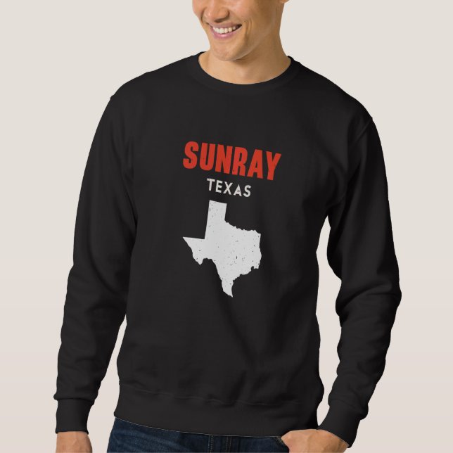 Sweatshirt Sunray Texas USA State America Travel Texas   (Devant)