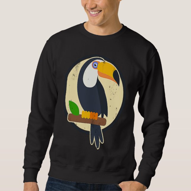 Sweatshirt Sunset Cute Bird Animals Exotic Plants Nature Bird (Devant)