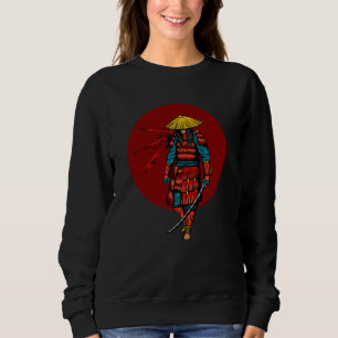 Sweatshirt Sunset Samurai Warrier avec Katana