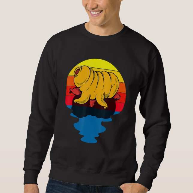 Sweatshirt Sunset Water Bear Microbiology Tardigrade (Devant)