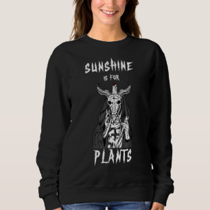 Sweatshirt Sunshine Est Pour Plante Satanic Chèvre Tête I Occ