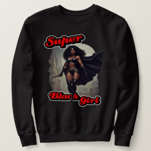 Sweatshirt SUPER BLACK GIRL Action Hero