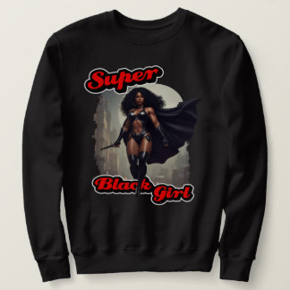 Sweatshirt SUPER BLACK GIRL Action Hero