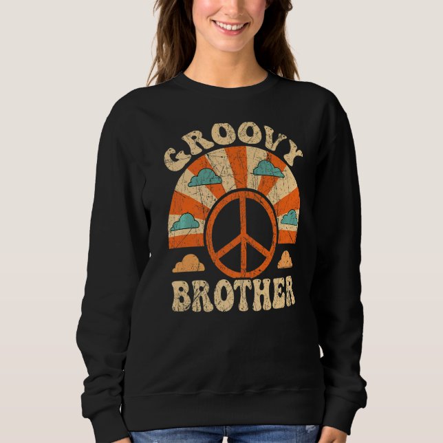 Sweatshirt Super Brother les années 70 esthétique 1970's Retr (Devant)