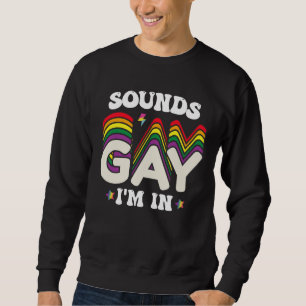 Sweatshirt Super LGBT Pride Sonne Gay I In