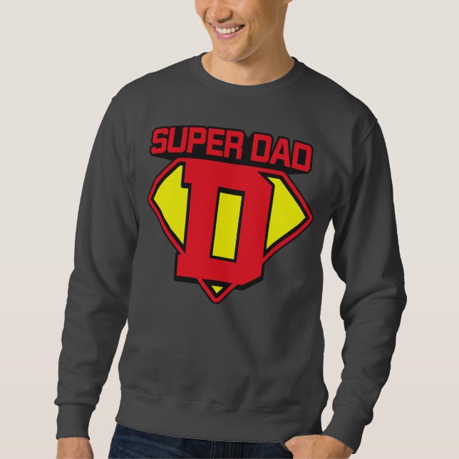 Sweatshirt Super Papa 🦸 ‍ ♂️ 💪 (Devant)