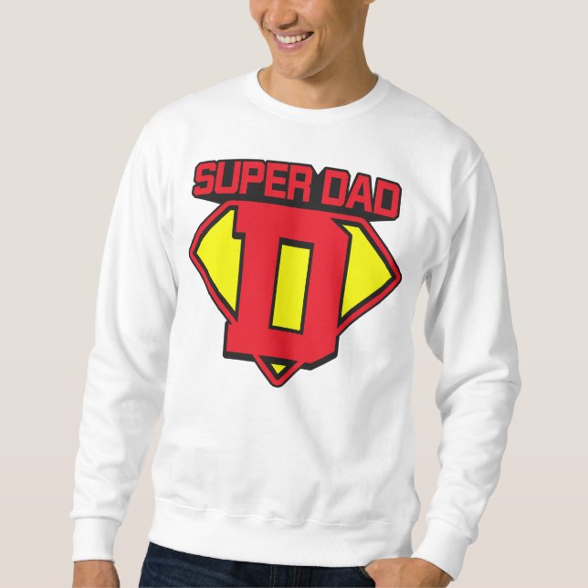 Sweatshirt Super Papa 🦸 ‍ ♂️ 💪 (Devant)
