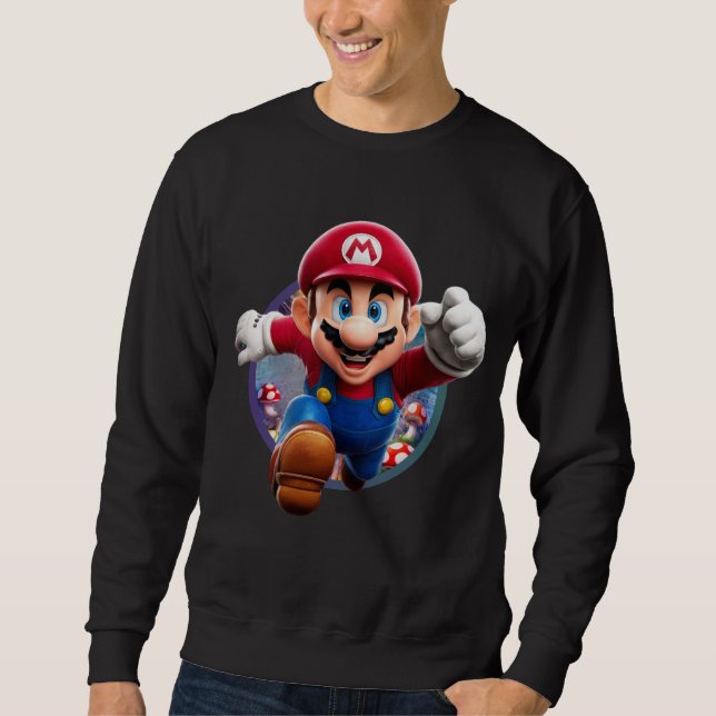 Sweatshirt Super Style: Mario Bros and Friends (Devant)
