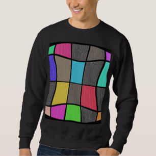 Sweatshirt Superbe design moderne de style Mondrian