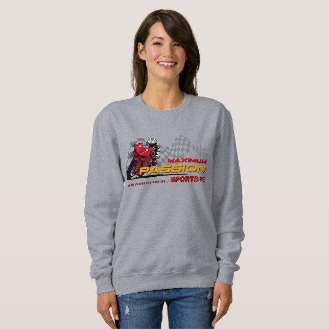 Sweatshirt Superbike Racing Maximum Passion Biker Graphique 1 (Devant entier)