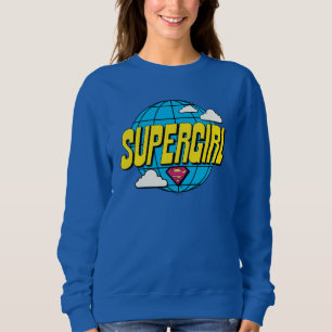 Sweatshirt Supergirl Graphique Pop Global
