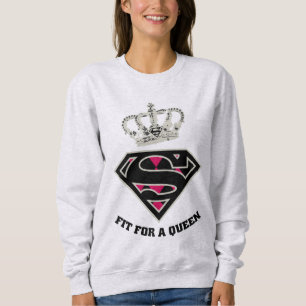Sweatshirt Supergirl S-Shield "Adapté Pour Une Reine"