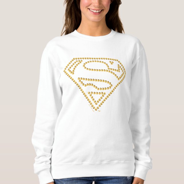 Sweatshirt Supergirl Studded S-Shield (Devant)
