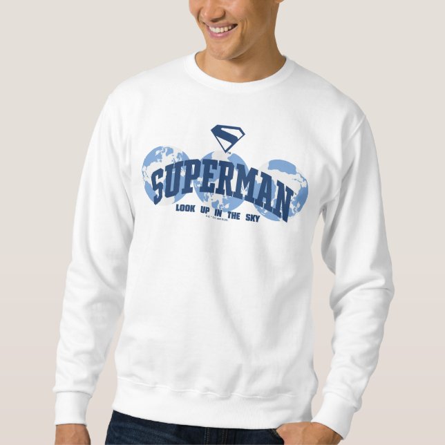Sweatshirt Superman dans le monde (Devant)